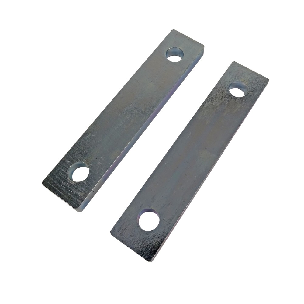 2 Klemmplatten / Gegenplatten für Bügelschrauben LW 83mm