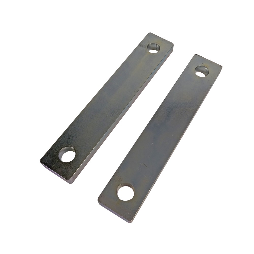 2 Klemmplatten / Gegenplatten für Bügelschrauben LW 103mm