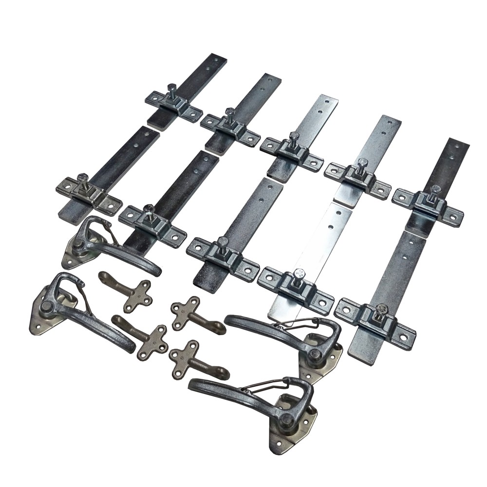 Bordwandaufsatz / Bordwanderhöhung / Kastenaufsatz Kit 28-teilig PKW Anhänger