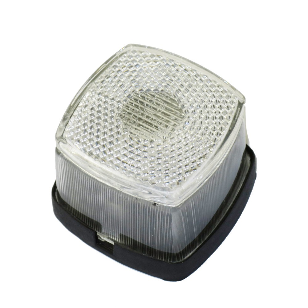 SAW / ASPöCK Positionssleuchte Squarepoint weiß und Rückstrahler 21-5200-017