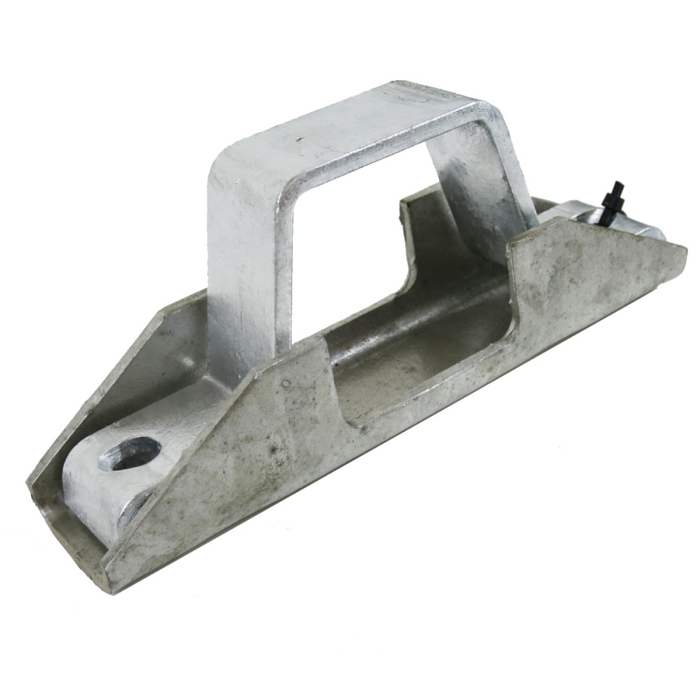60mm Auflagebock Vierkantrohr Klemmverbindung von Deichsel zu Anhänger Rahmen
