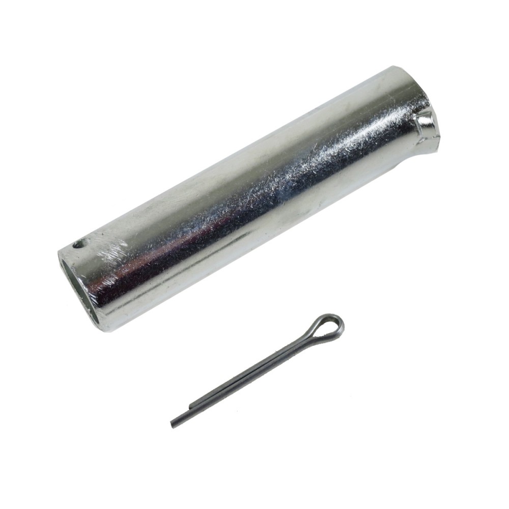 Steckachse 85mm Länge mit Splint für Stützräder