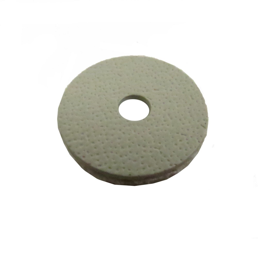 Nietunterlage 18mm aus Riemenmaterial beige