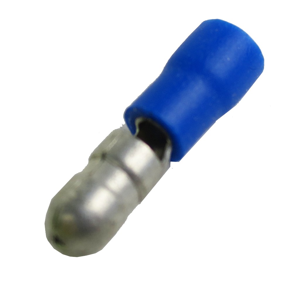 Rundstecker blau isoliert für Kabel 1,5 - 2,5 mm²