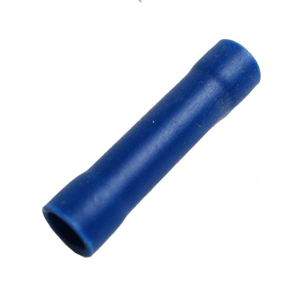 Stoßverbinder blau isoliert