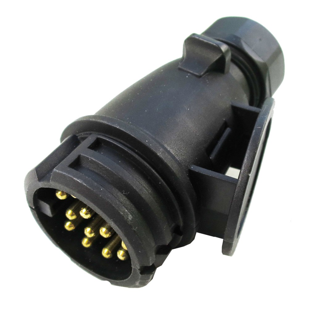 13p poliger Anhängerstecker Stecker Pkw Anhänger Tülle für 1 Kabel