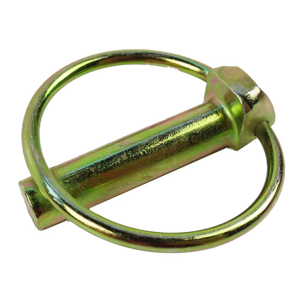 Sicherungsbolzen mit Federring / Klappsplint Bolzendurchmesser 4,5 mm Länge 37 mm