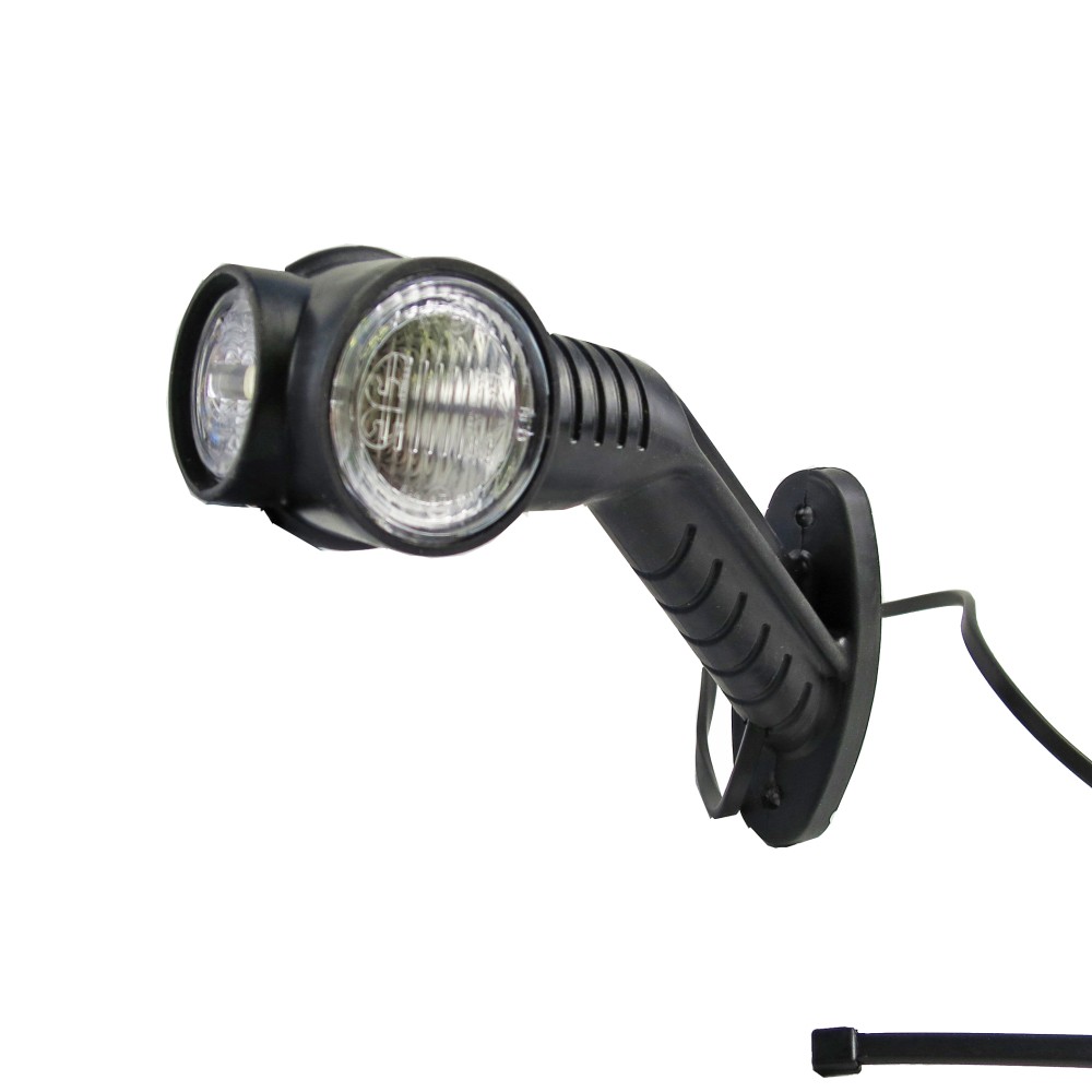 Aspöck Superpoint III LED Umrissleuchte rot/weiß links