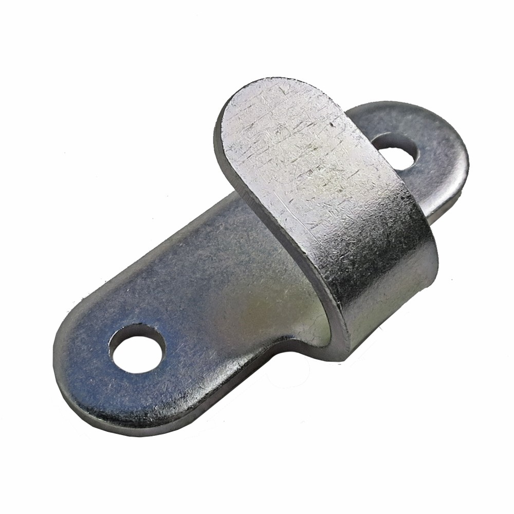 Abspannhaken verzinkt Lochabstand circa 45 mm für Plane oder Netz am Anhänger