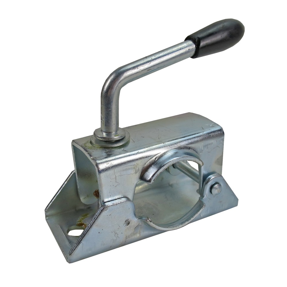 Klemmhalter für 48 mm Rohrdurchmesser PKW Anhänger Stützrad oder Stützen