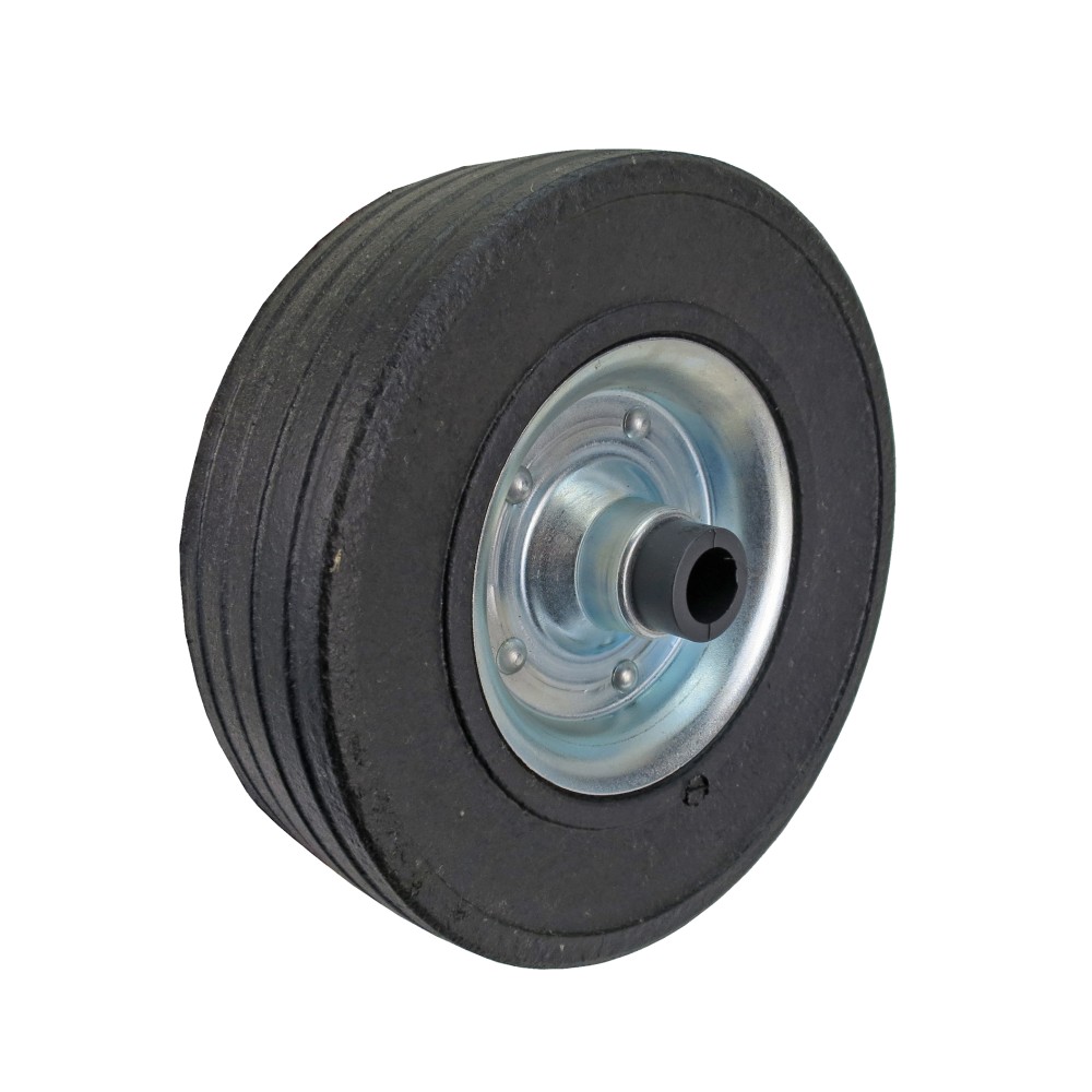 Vollgummirad / Ersatzrad 220 x 65 mm für Stützräder Nabenbreite 90mm PKW Anhänger