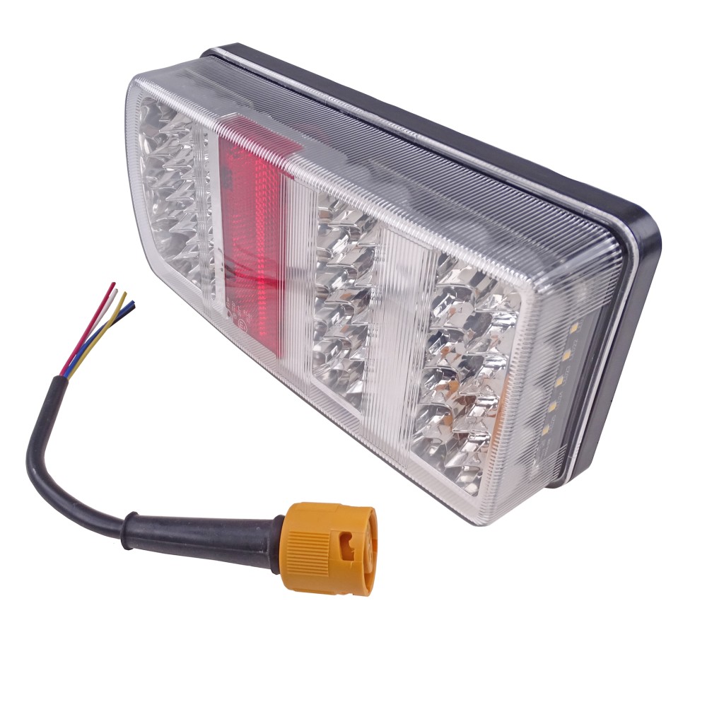 LED Rückleuchte 5 Funktionen 225x105mm 43LED links