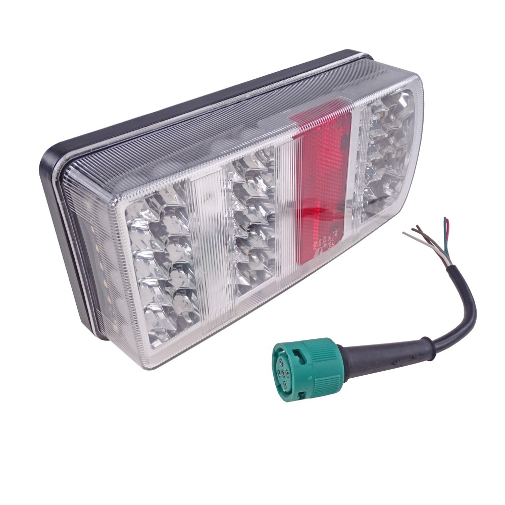 LED Rückleuchte 5 Funktionen 225x105mm 43LED rechts