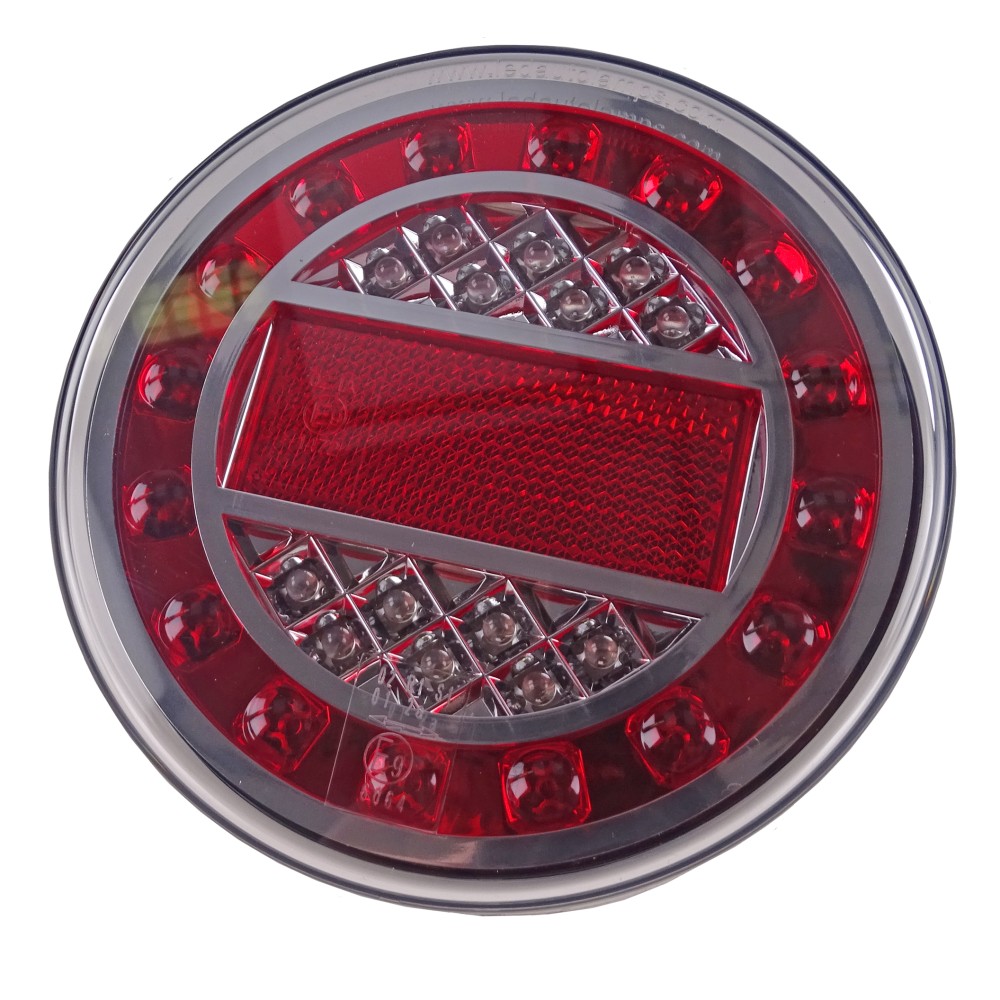LED Rückleuchte 12/24V 4 Funktionen 125mm