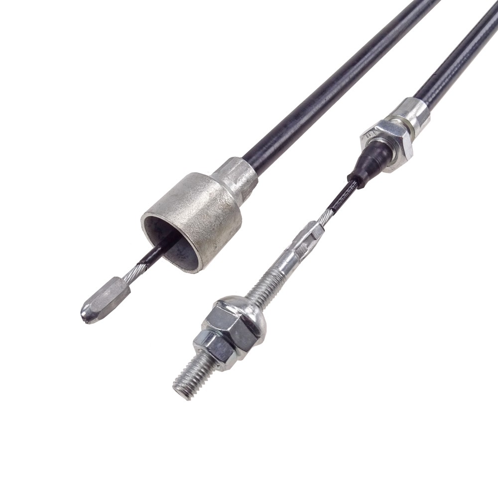 Bowdenzug Bremsseil passend für BPW Glocke 27mm und Gewinde M8 HL=1030 SL=1255mm Longlife