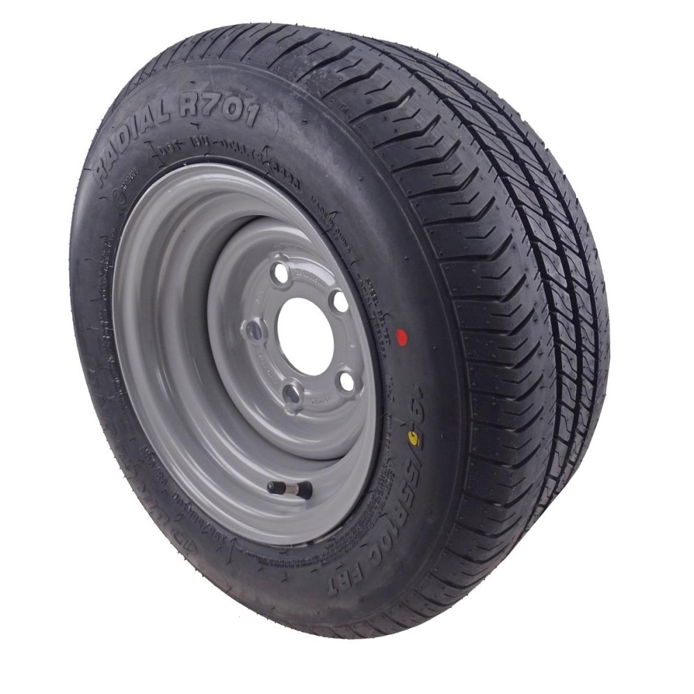 195/55 R10C Komplettrad Felge 6 x 10 LK 5x112 für PKW Anhänger