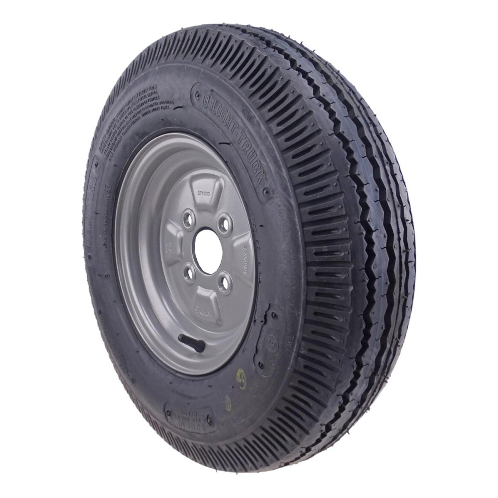 5.20 - 10 Komplettrad Felge 3.50 x 10 LK 4x100 für PKW Anhänger