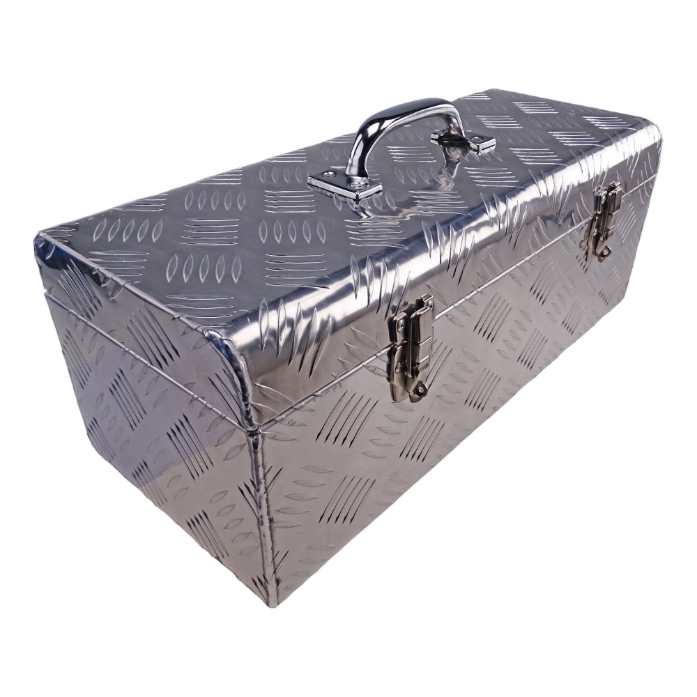 Deichselbox / Staubox aus Aluminium 575 x 245 x 220mm für PKW Anhänger