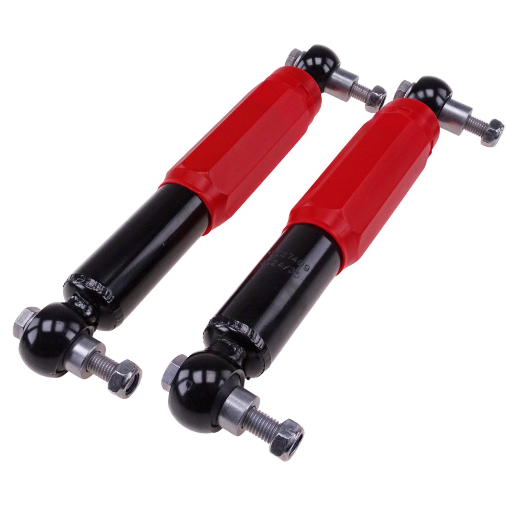 2er Set Rad Stoßdämpfer rot bis 1800/3500kg für PKW Anhänger