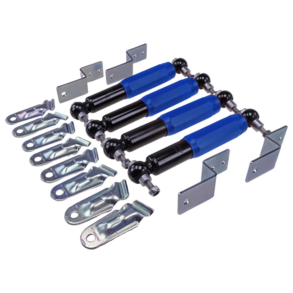 Tandem Rad Stoßdämpfer Set blau bis 2700kg für PKW Anhänger (Artikelnummer 990000115)