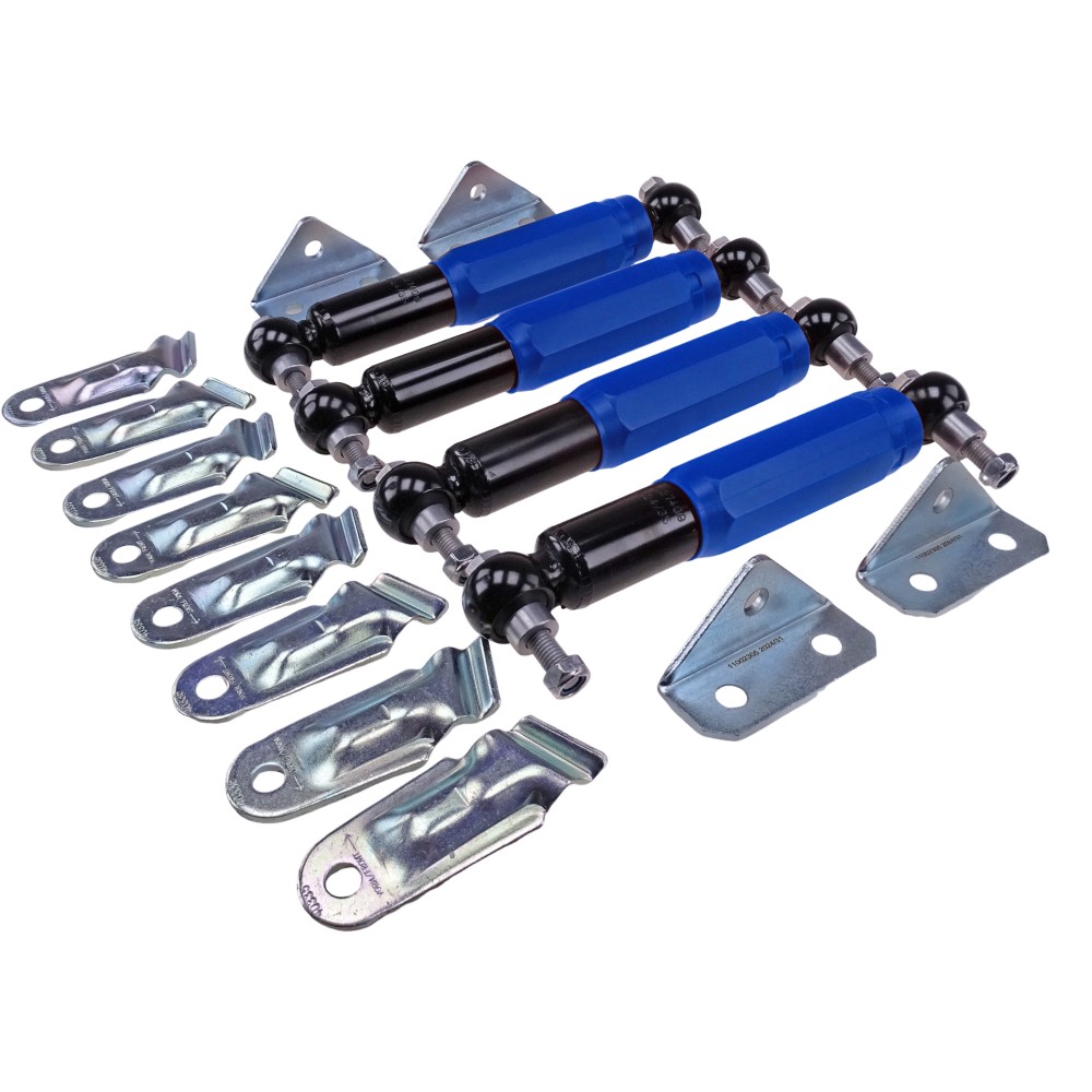 Tandem Rad Stoßdämpfer Set blau bis 2700kg für PKW Anhänger (Artikelnummer 990000118)