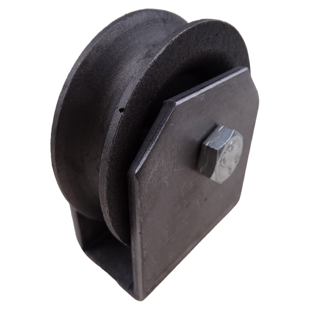 Seilrolle Umlenkrolle mit Anschweißbock bis 11mm Stahlseile