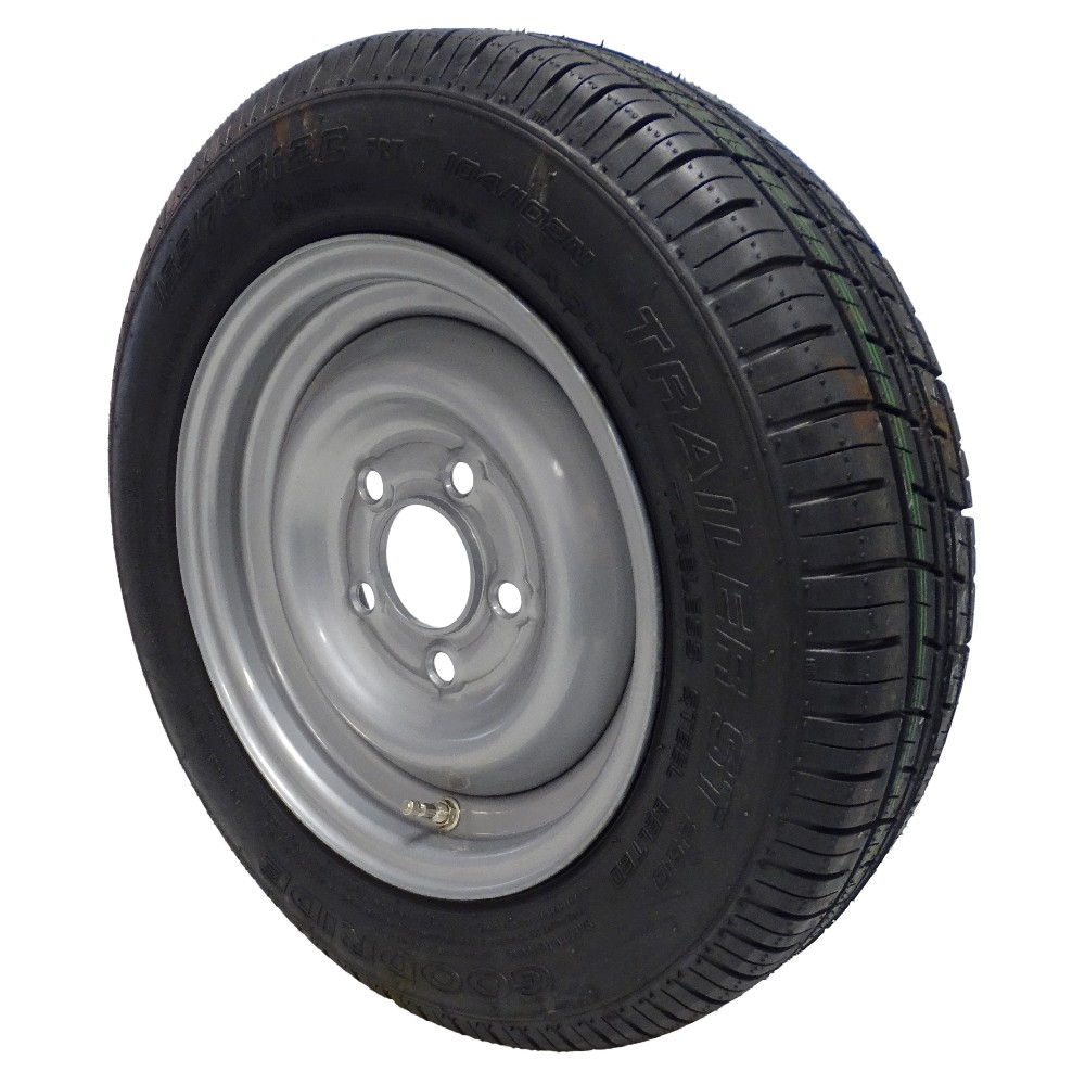 Komplettrad 155/70 R12C 104/101N Goodride Felge 4.5J x 12 ET20 5x112 für Anhänger