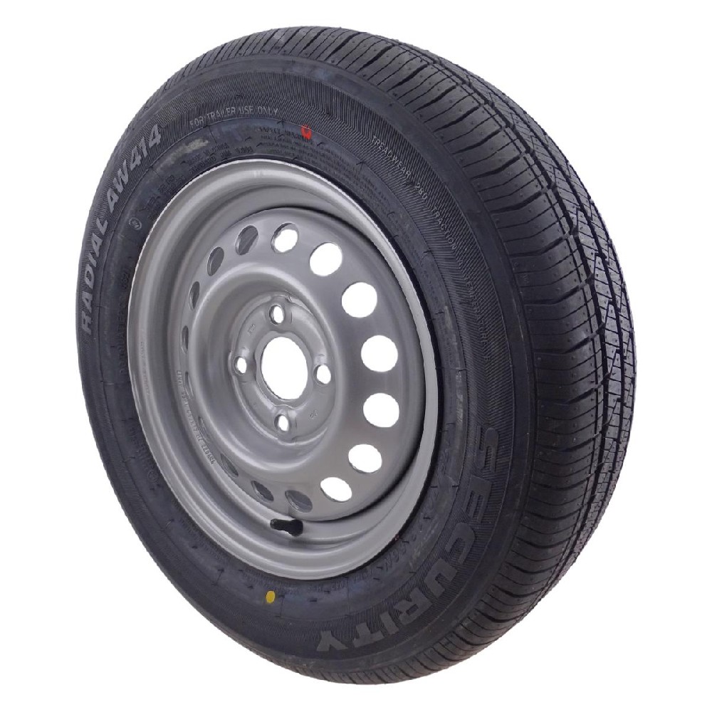 175/70 R13 86N Komplettrad Security Felge 4.5J x 13 4 Loch LK 4x100 PKW Anhänger