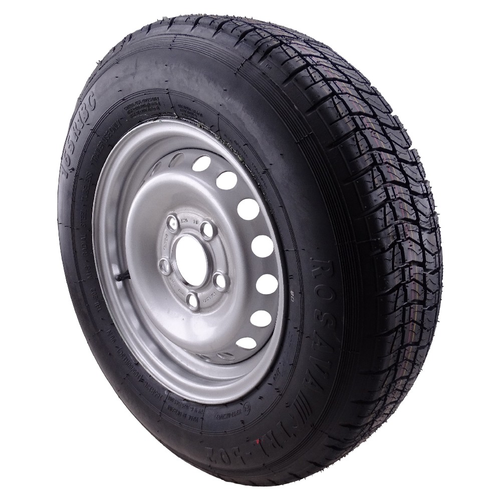 165 R13C 96N Komplettrad Rosava Felge 4.5J x 13 5 Loch LK 5x112 für PKW Anhänger