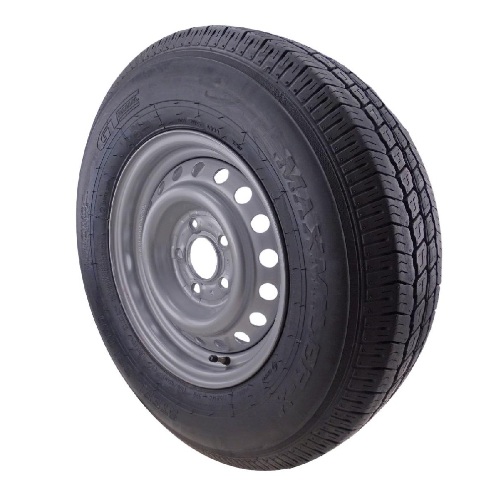 195 R14C 104/106N Komplettrad Felge 5.5 J x 14 5 Loch LK 5x112 für PKW Anhänger