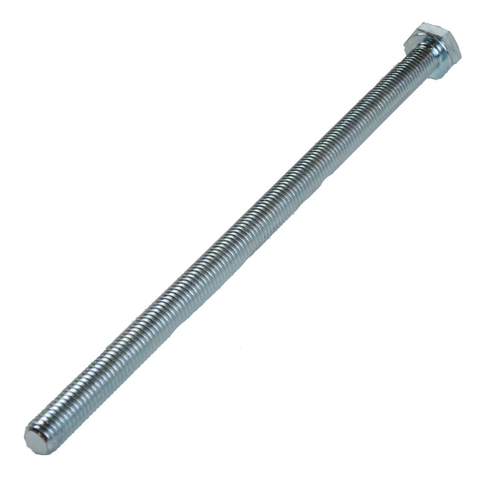 M10 x 200mm DIN 933, Stahl 8.8, verzinkte Sechskantschraube