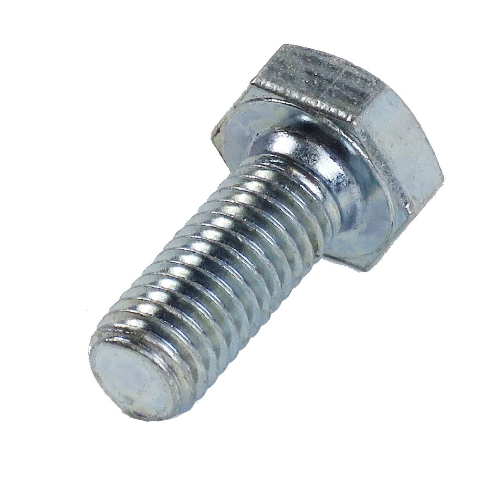 M10 x 25mm DIN 933, Stahl 8.8, verzinkte Sechskantschraube