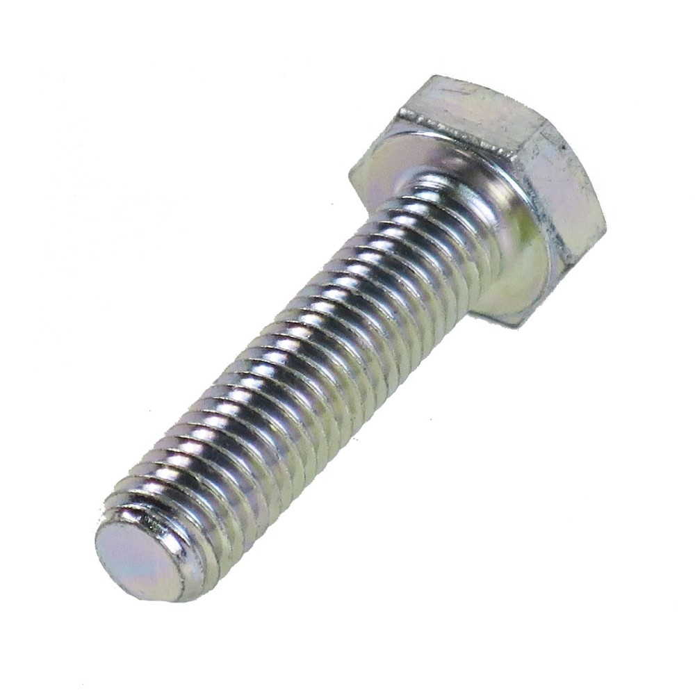 M10 x 40mm DIN 933, Stahl 8.8, verzinkte Sechskantschraube