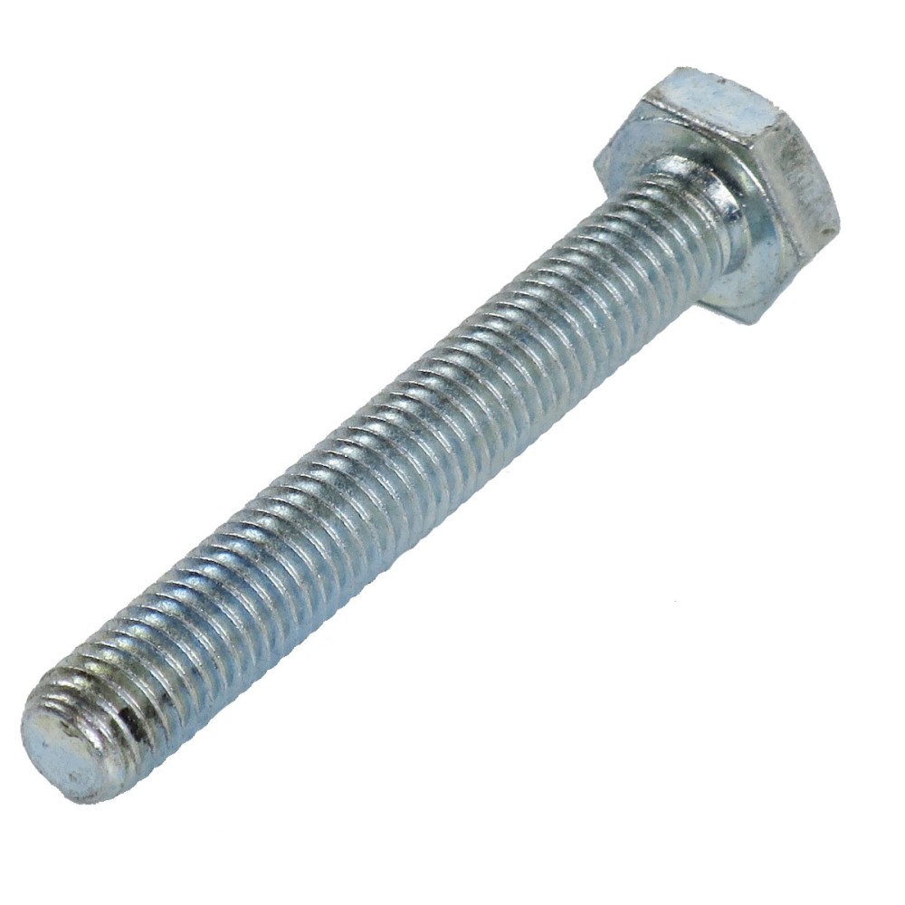 M12 x 70mm DIN 933, Stahl 8.8, verzinkte Sechskantschraube