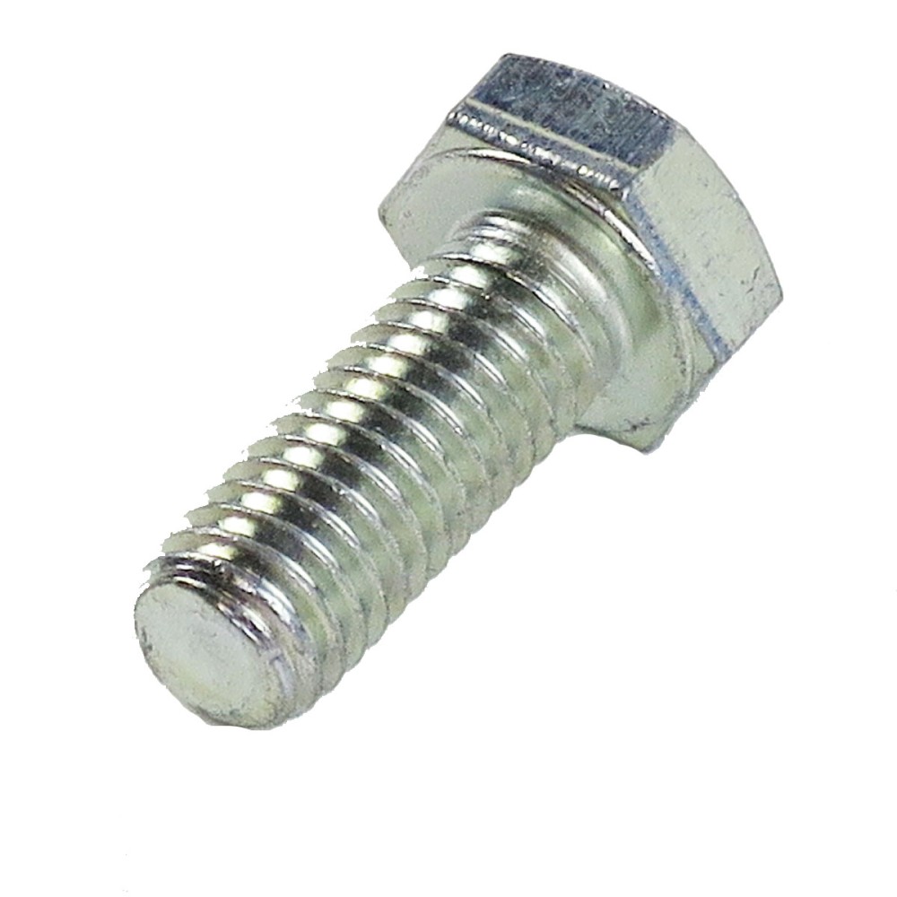 M8 x 20mm DIN 933, Stahl 8.8, verzinkte Sechskantschraube