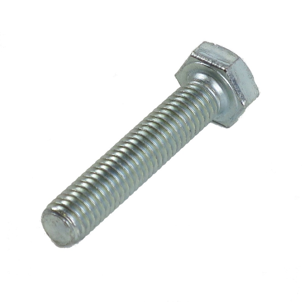 M8 x 40mm DIN 933, Stahl 8.8, verzinkte Sechskantschraube