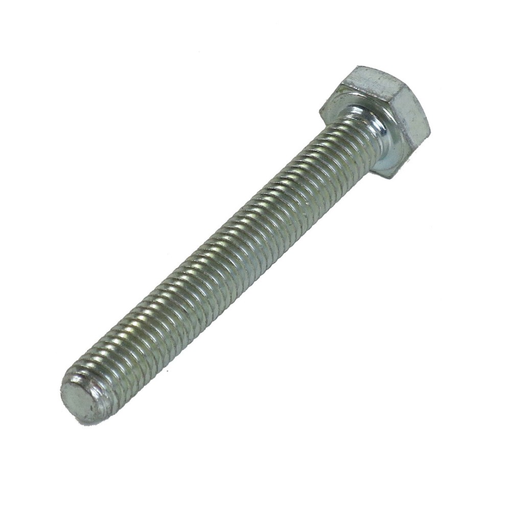 M8 x 60mm DIN 933, Stahl 8.8, verzinkte Sechskantschraube