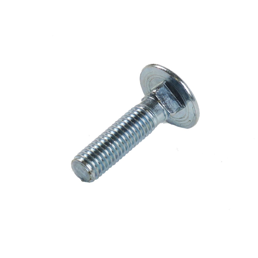 M10 x 40mm Flachrundschraube / Schlossschraube mit Vierkantansatz