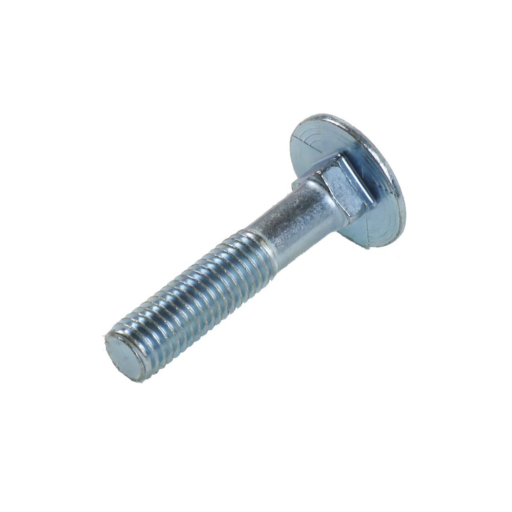 M10 x 50mm Flachrundschraube / Schlossschraube mit Vierkantansatz